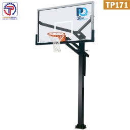Trụ Bóng Rổ Cố Định Bảng Kính Cường Lực